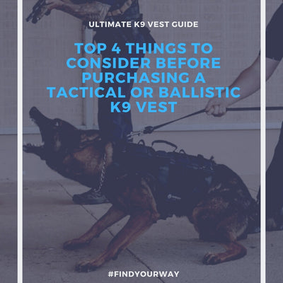4 Things to consider when evaluating a Tactical K9 vest/harness