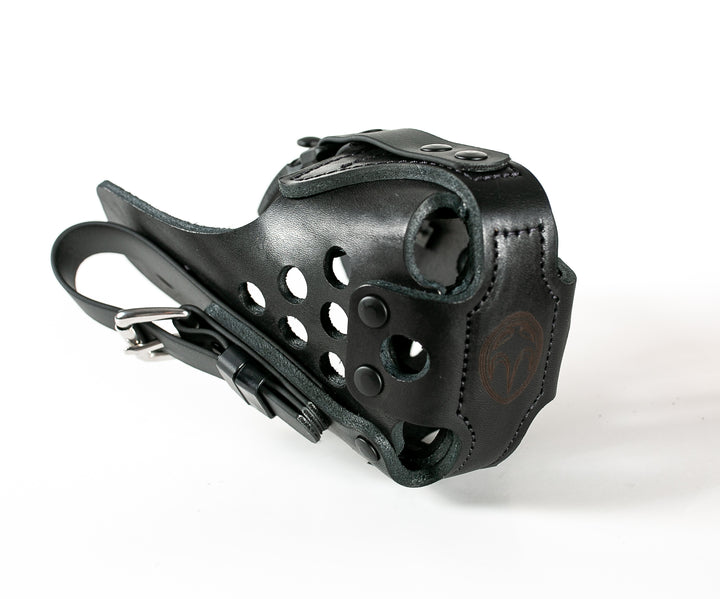 K9 Helm CS-1 OEM Leather Agitation Muzzle